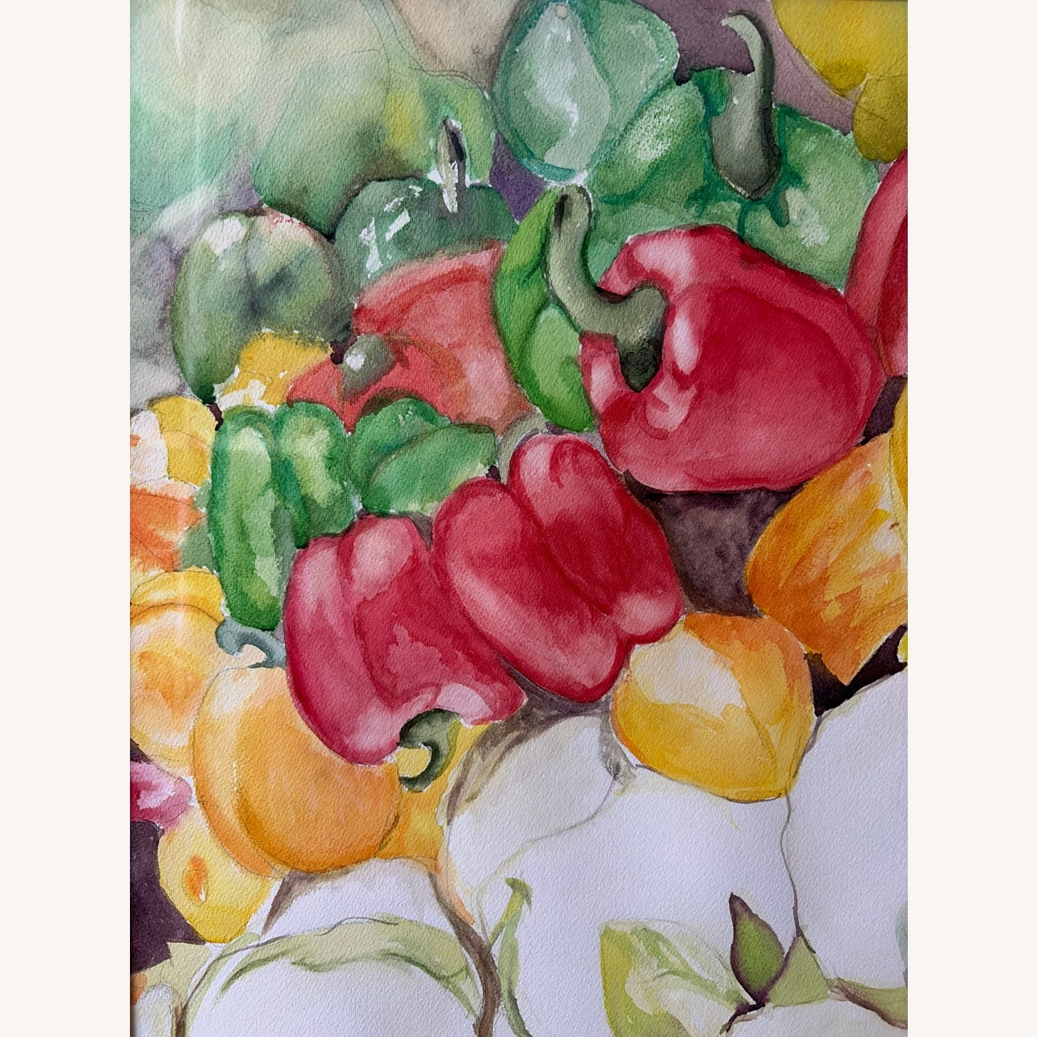 Still Life of Assorted Peppers (Signed: Uknown) - image-3