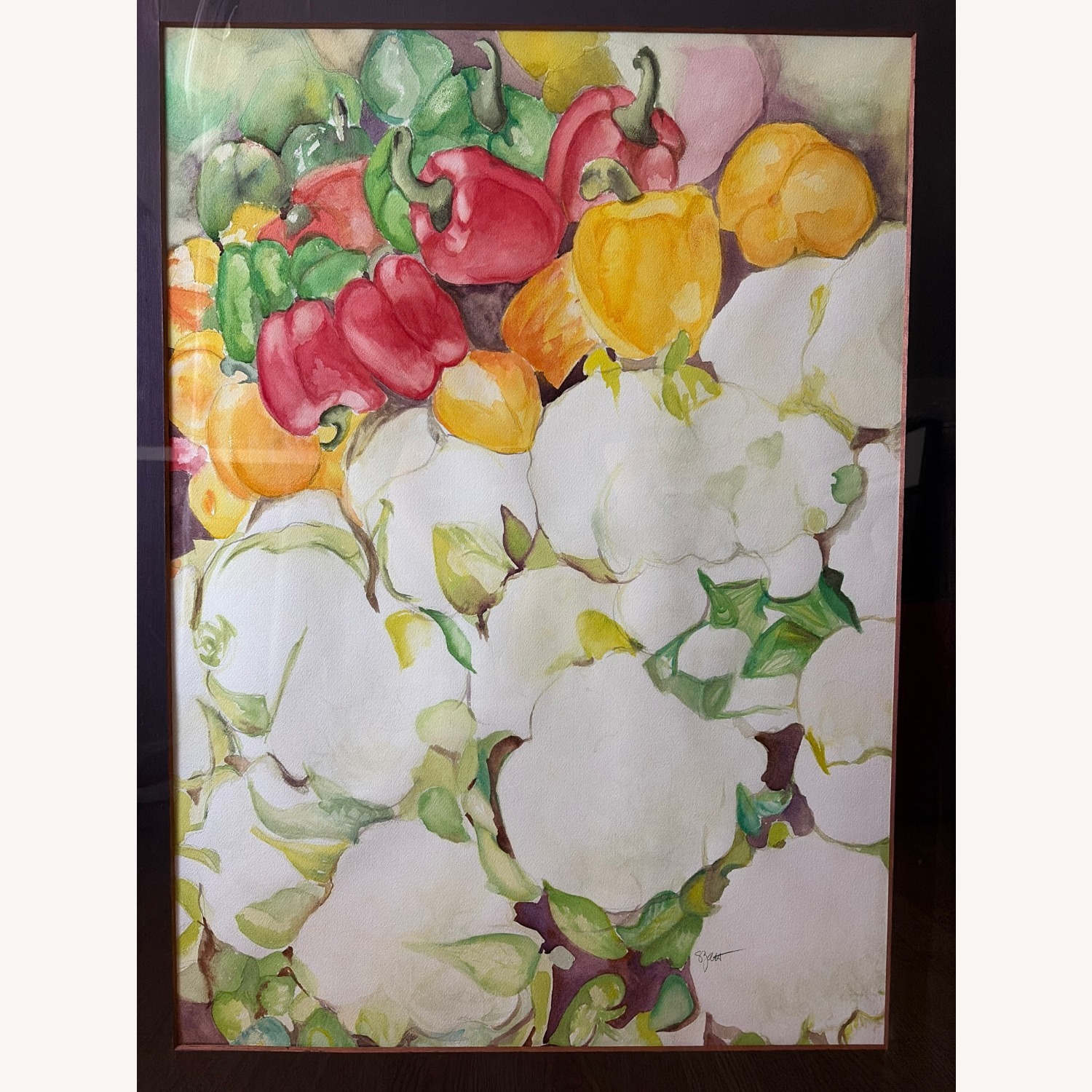 Still Life of Assorted Peppers (Signed: Uknown) - image-2
