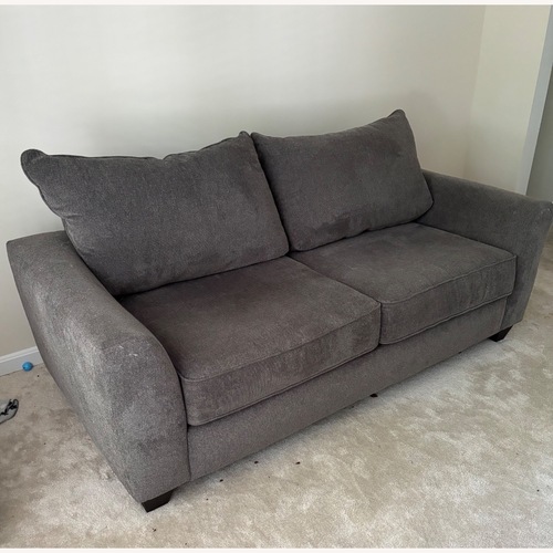 Used Rooms To Go Sandia Gray Sleeper Sofa for sale on AptDeco
