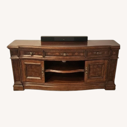 Used Schnadig Dark Brown Wood Media Storage for sale on AptDeco