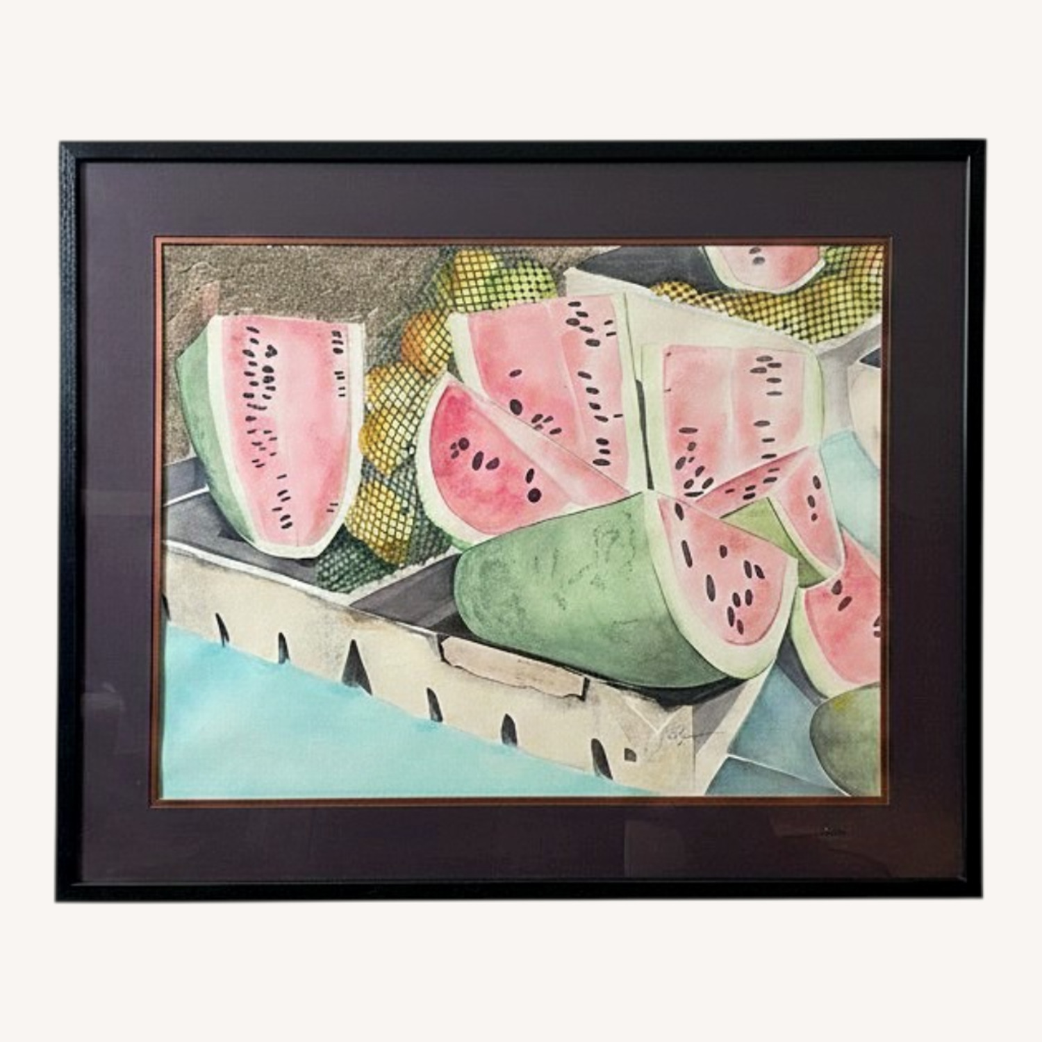 Still Life of Assorted Fruits by the Beach - image-0