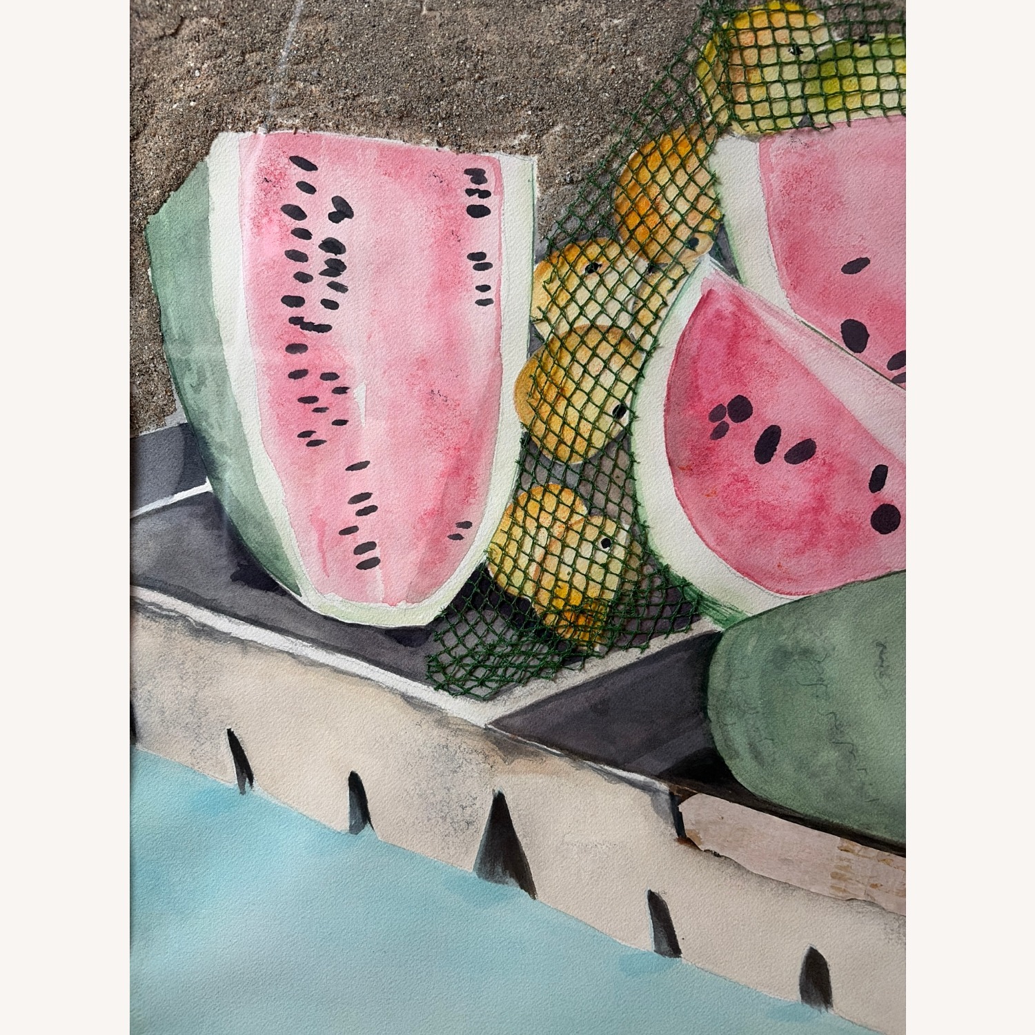 Still Life of Assorted Fruits by the Beach - image-3