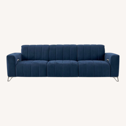Used Roche Bobois Satellite Blue Sofa for sale on AptDeco