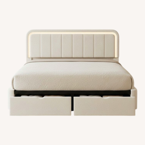 Used Yechen Cloud Queen Bed Frame with Storage for sale on AptDeco