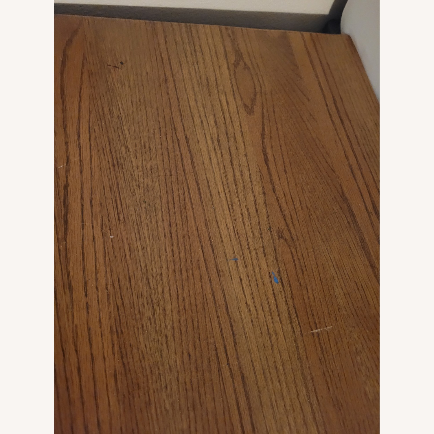 Large Brown Wood Coffee Table Rectangle - image-4