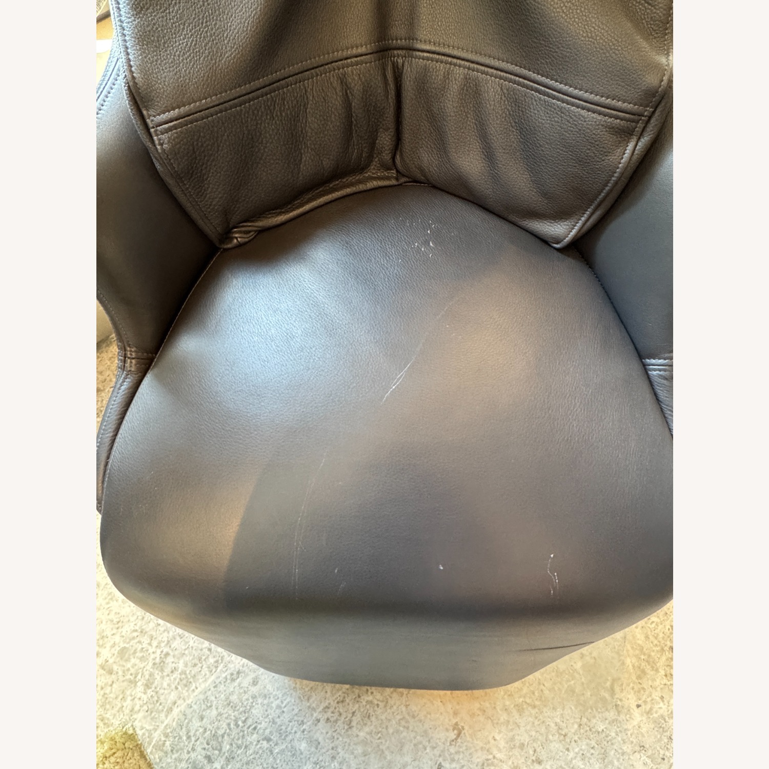 Elysium Gold Edition Balance Black Leather Chair - image-2