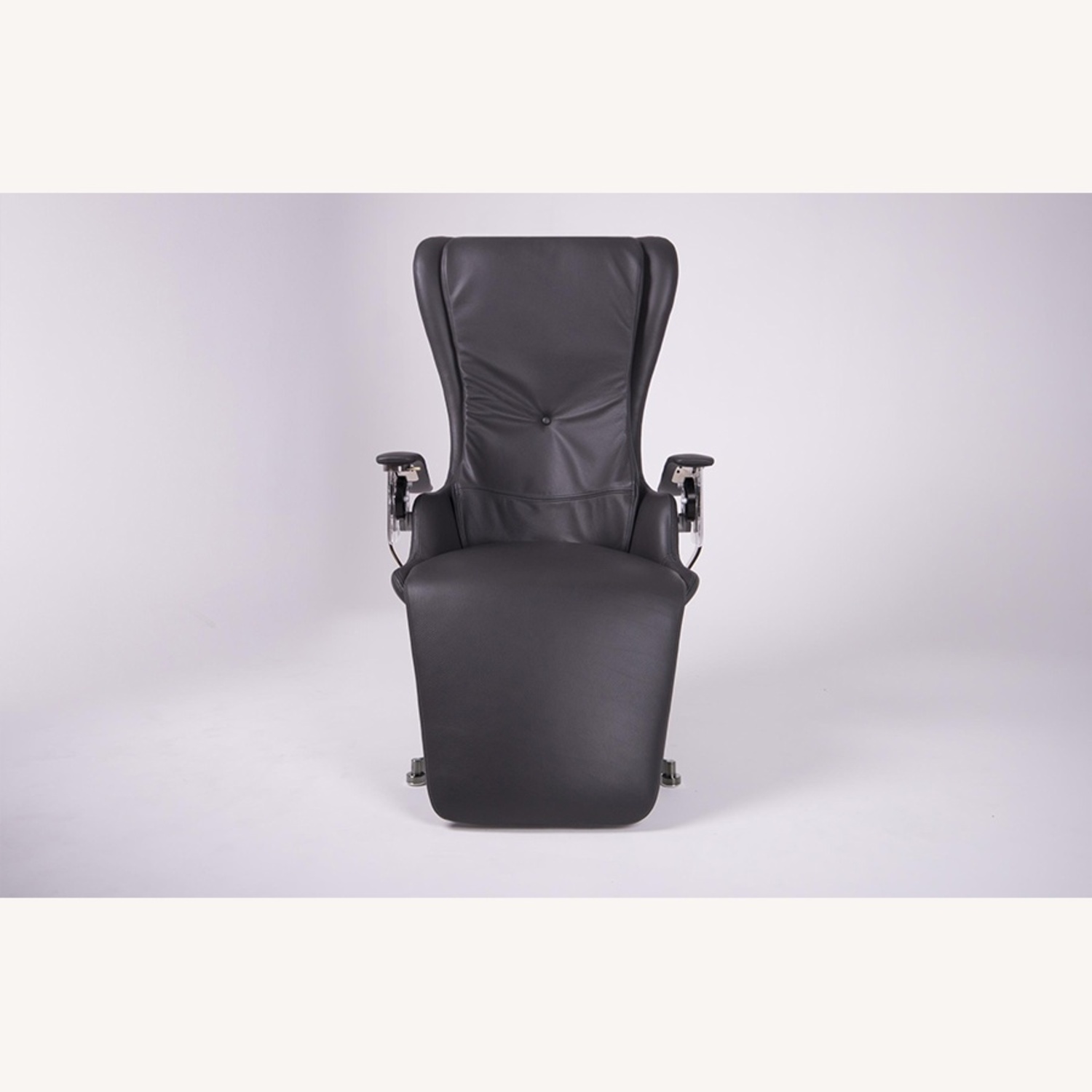 Elysium Gold Edition Balance Black Leather Chair - image-6