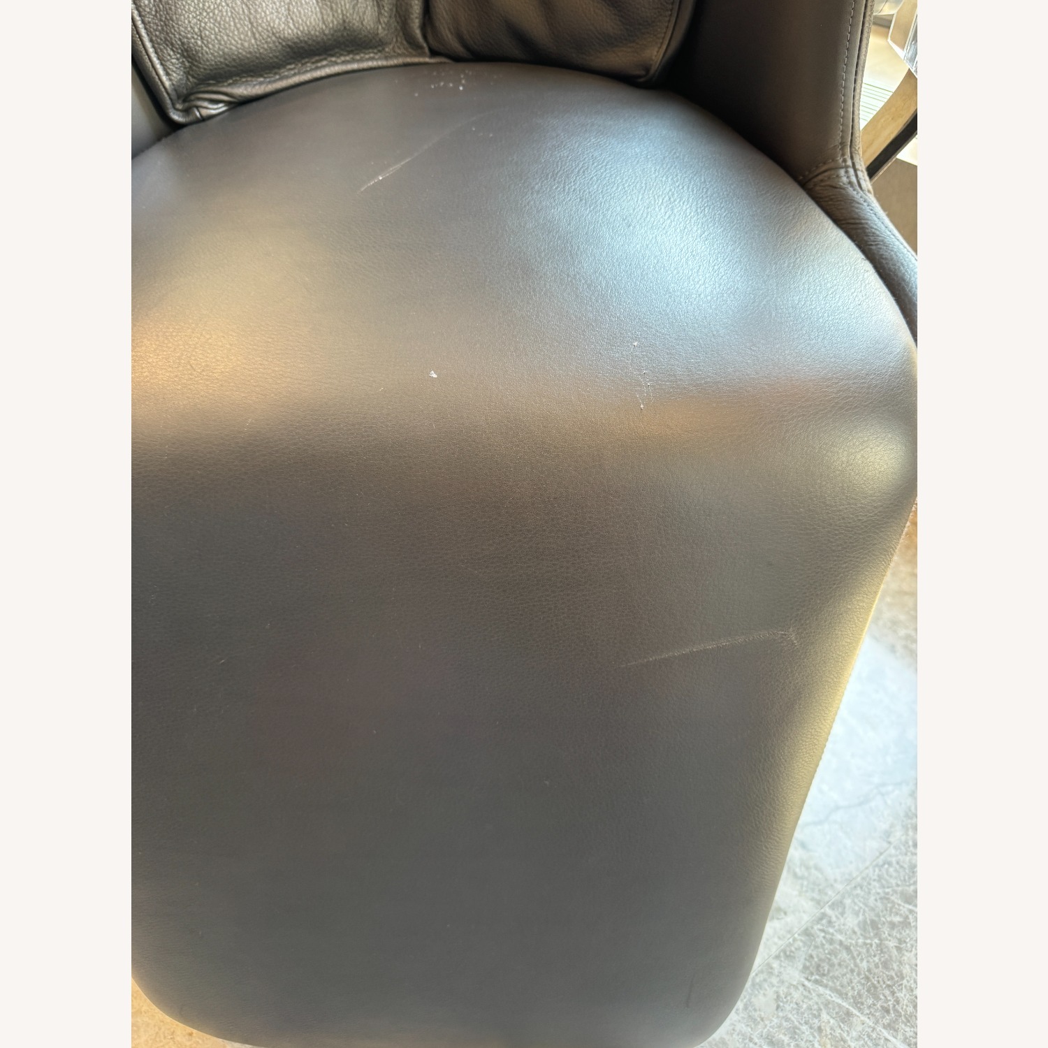 Elysium Gold Edition Balance Black Leather Chair - image-4
