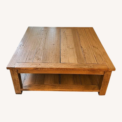 Used Vibrant Reclamed Wood Coffee Table for sale on AptDeco