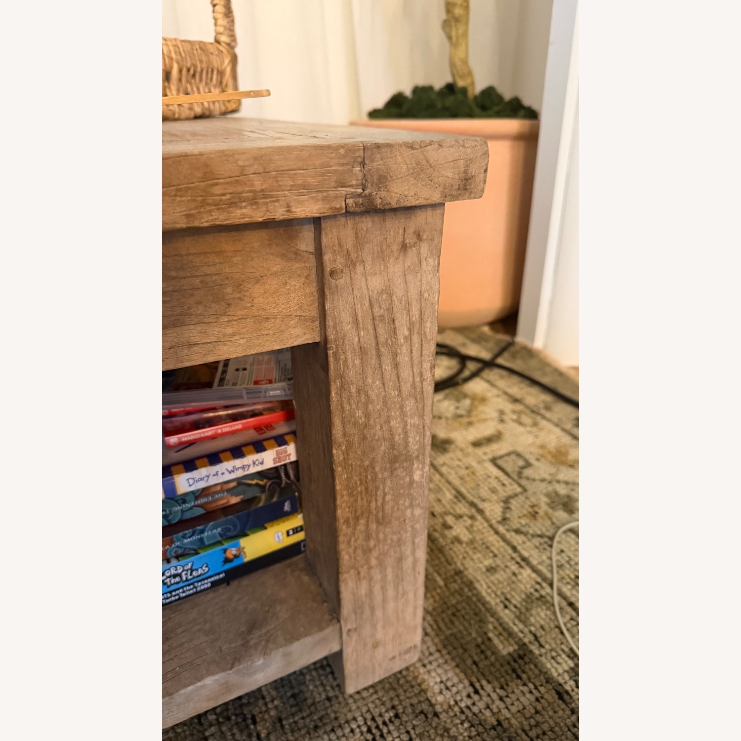 Vibrant Reclamed Wood Coffee Table  - image-3