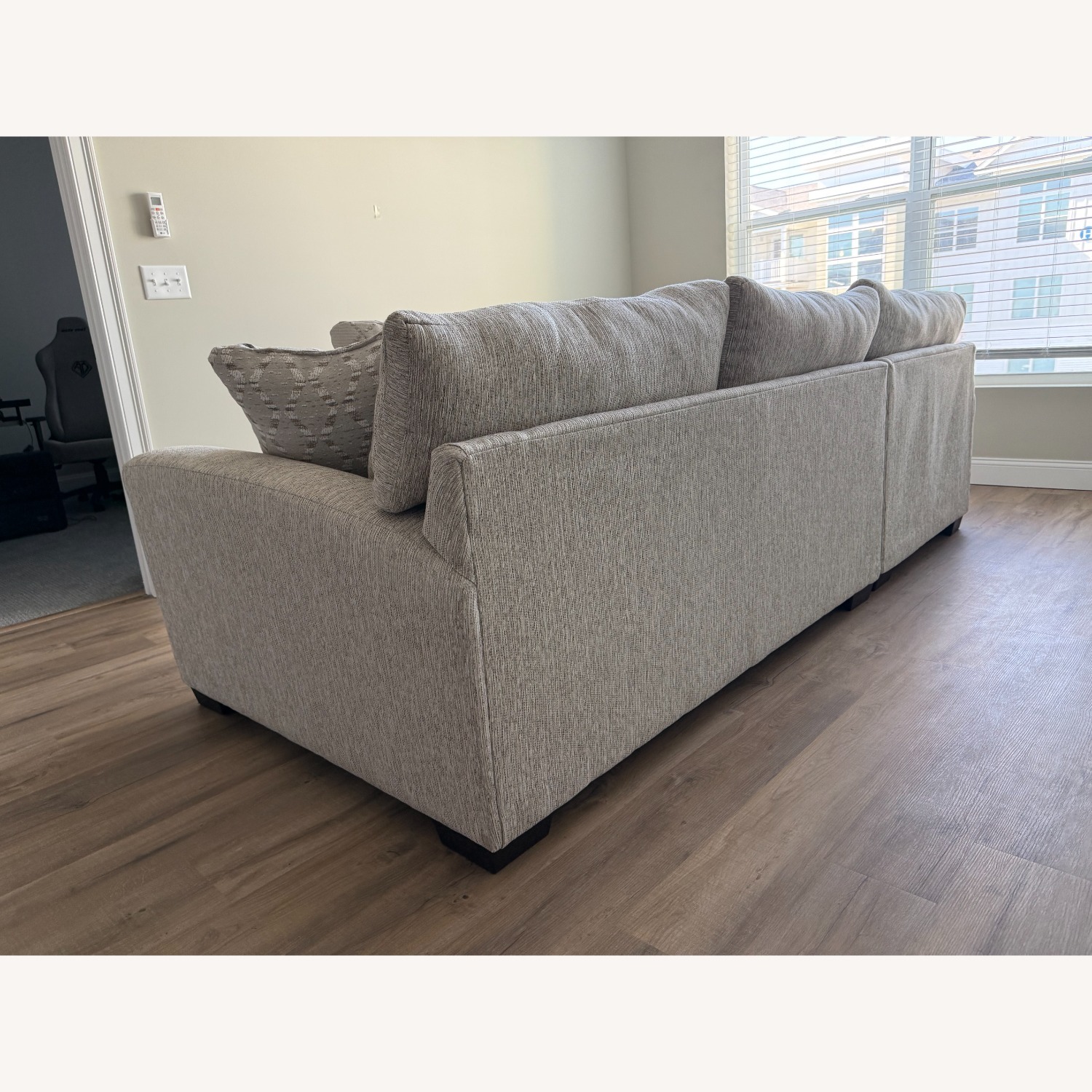 Raymour & Flanigan Easton 2-pc. Sofa Chaise - image-6