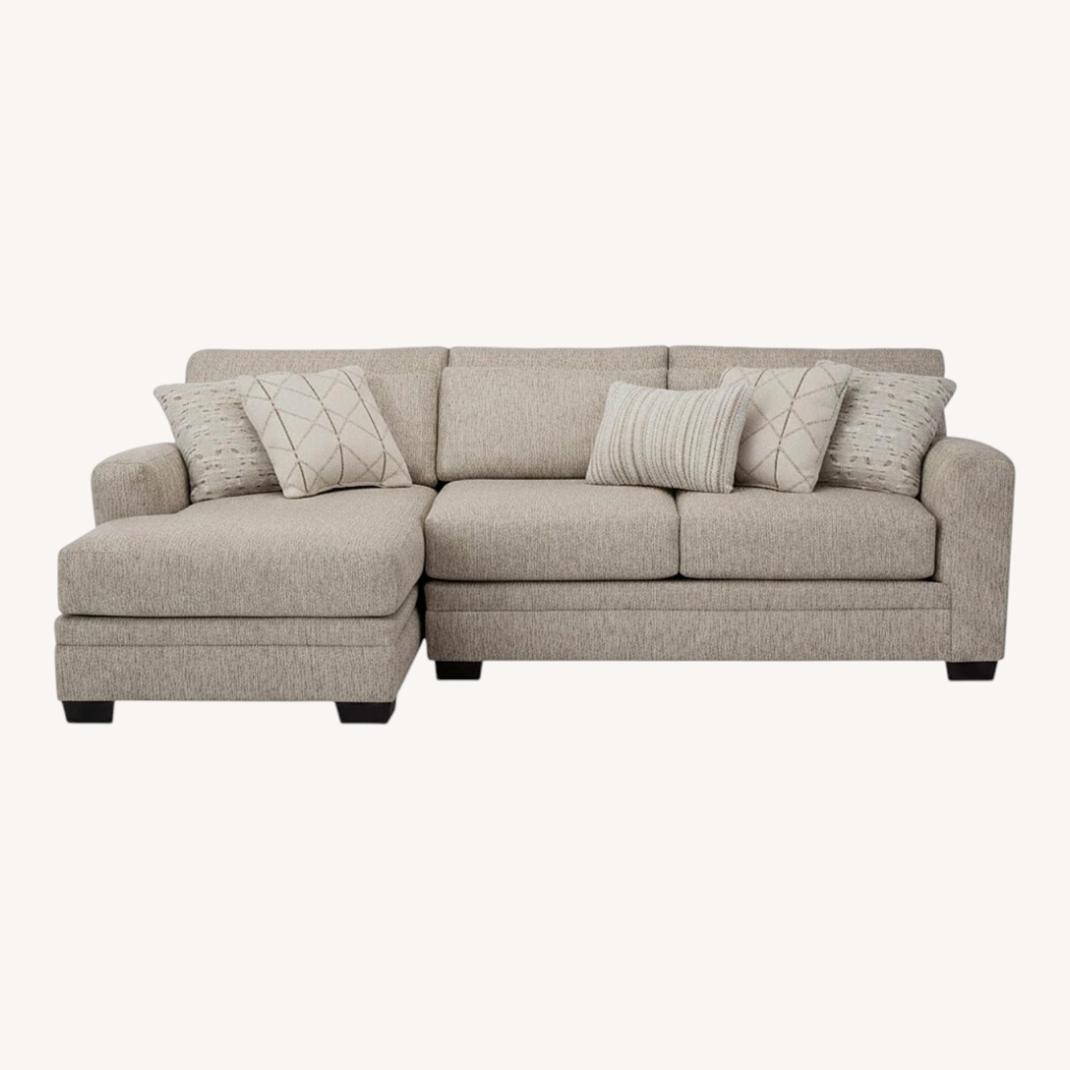 Raymour & Flanigan Easton 2-pc. Sofa Chaise - image-0
