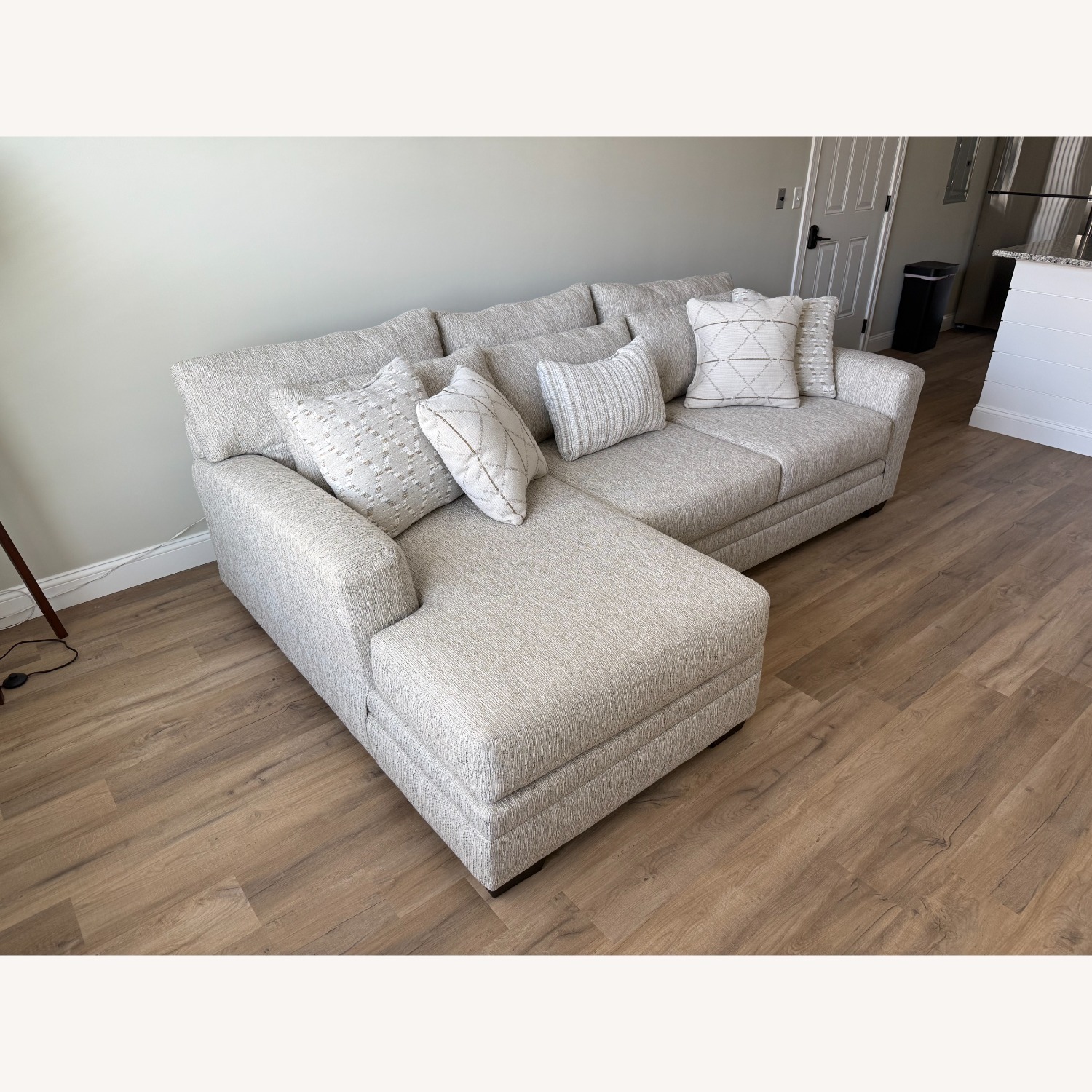 Raymour & Flanigan Easton 2-pc. Sofa Chaise - image-4