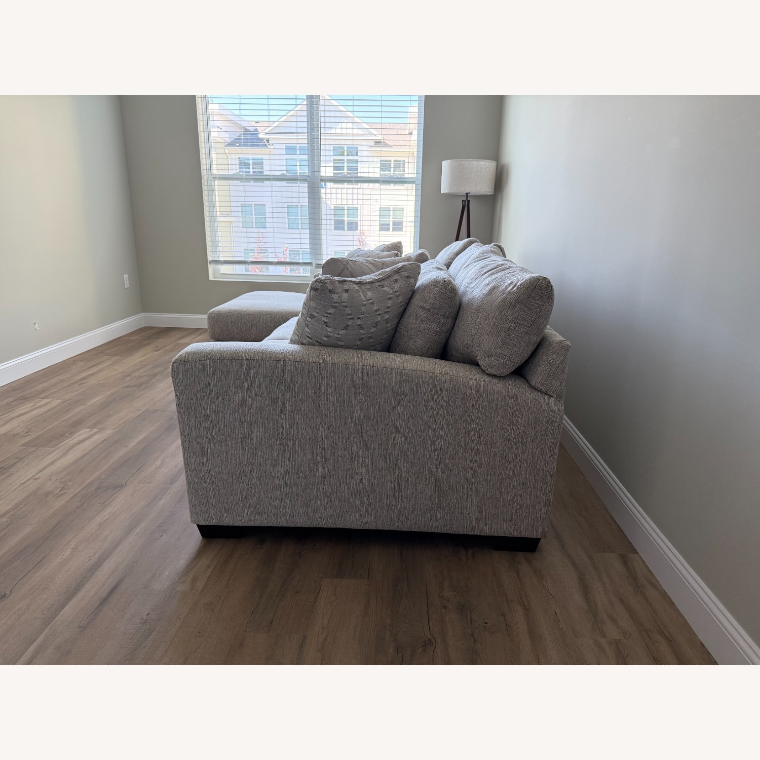 Raymour & Flanigan Easton 2-pc. Sofa Chaise - image-5