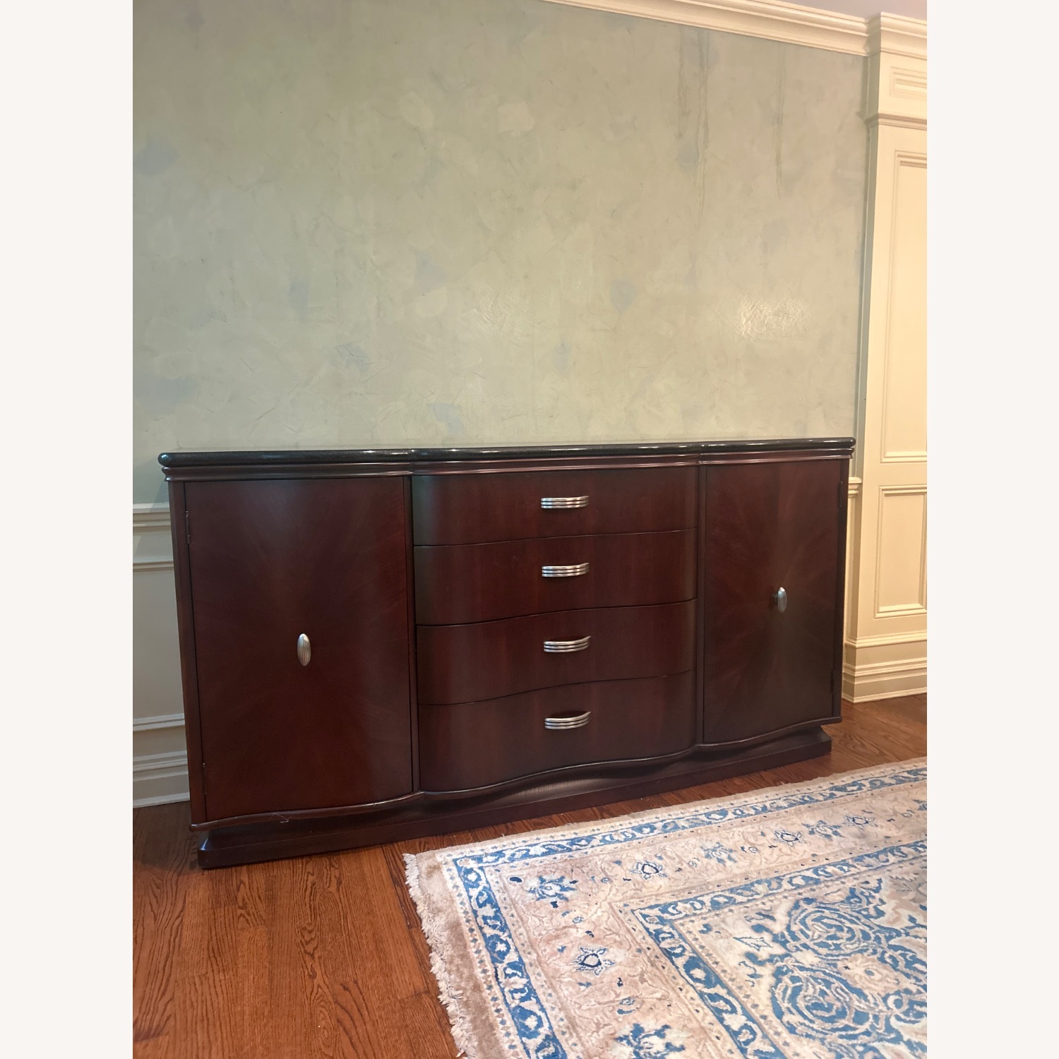 Bernhardt Dark Brown Bar Cart - image-1