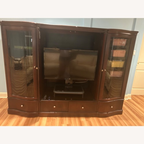 Used Dark Brown Wall Unit for sale on AptDeco