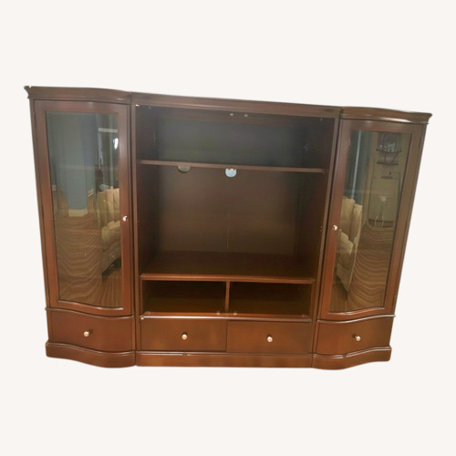 Used Dark Brown Wall Unit for sale on AptDeco