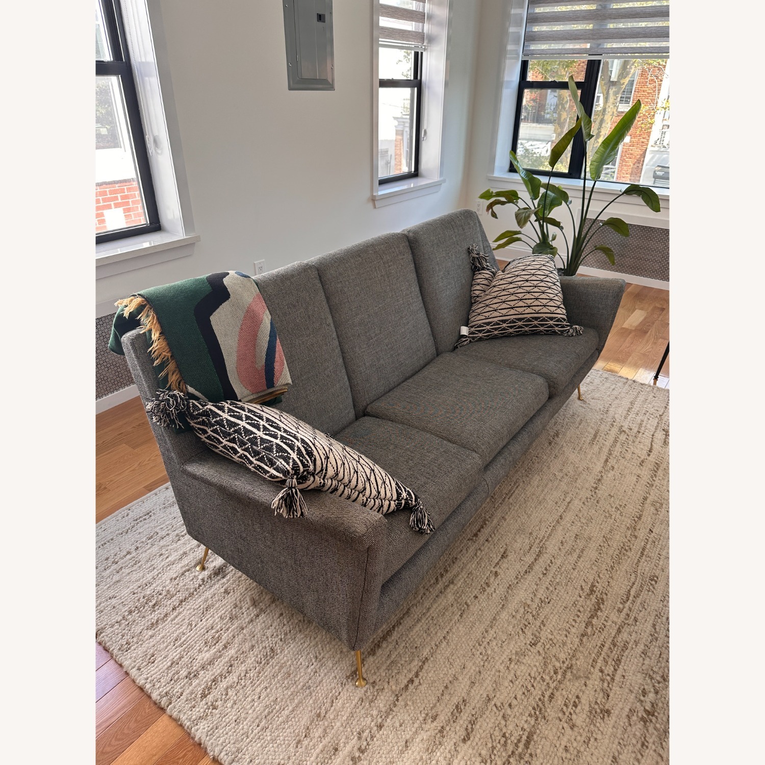 West Elm 8' x 10' Sweater Wool Rug & Free Rug Pad - image-6