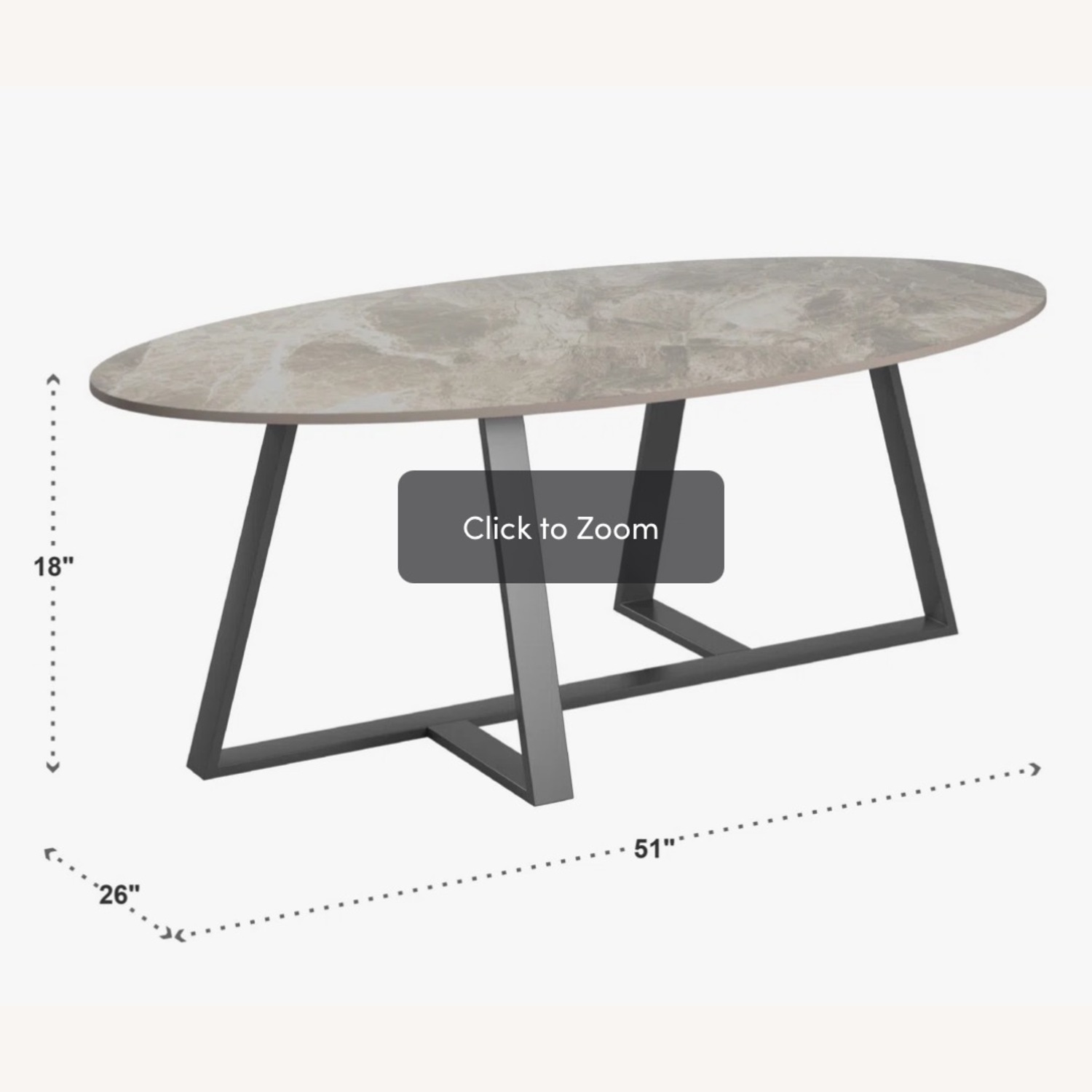 Wayfair Kashlee Glossy Sintered Stone Coffee Table - image-2