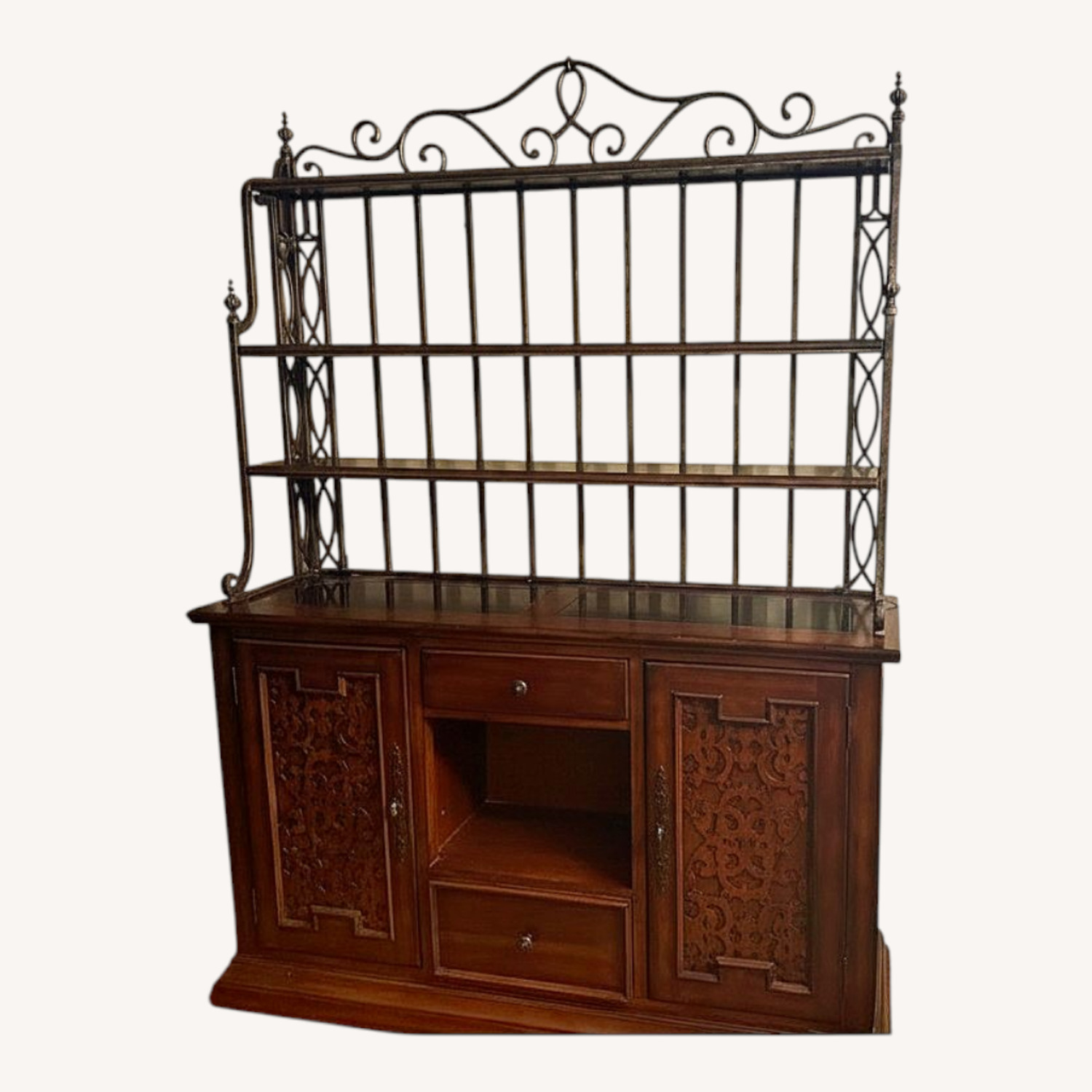 Dark Brown Armoire - image-0