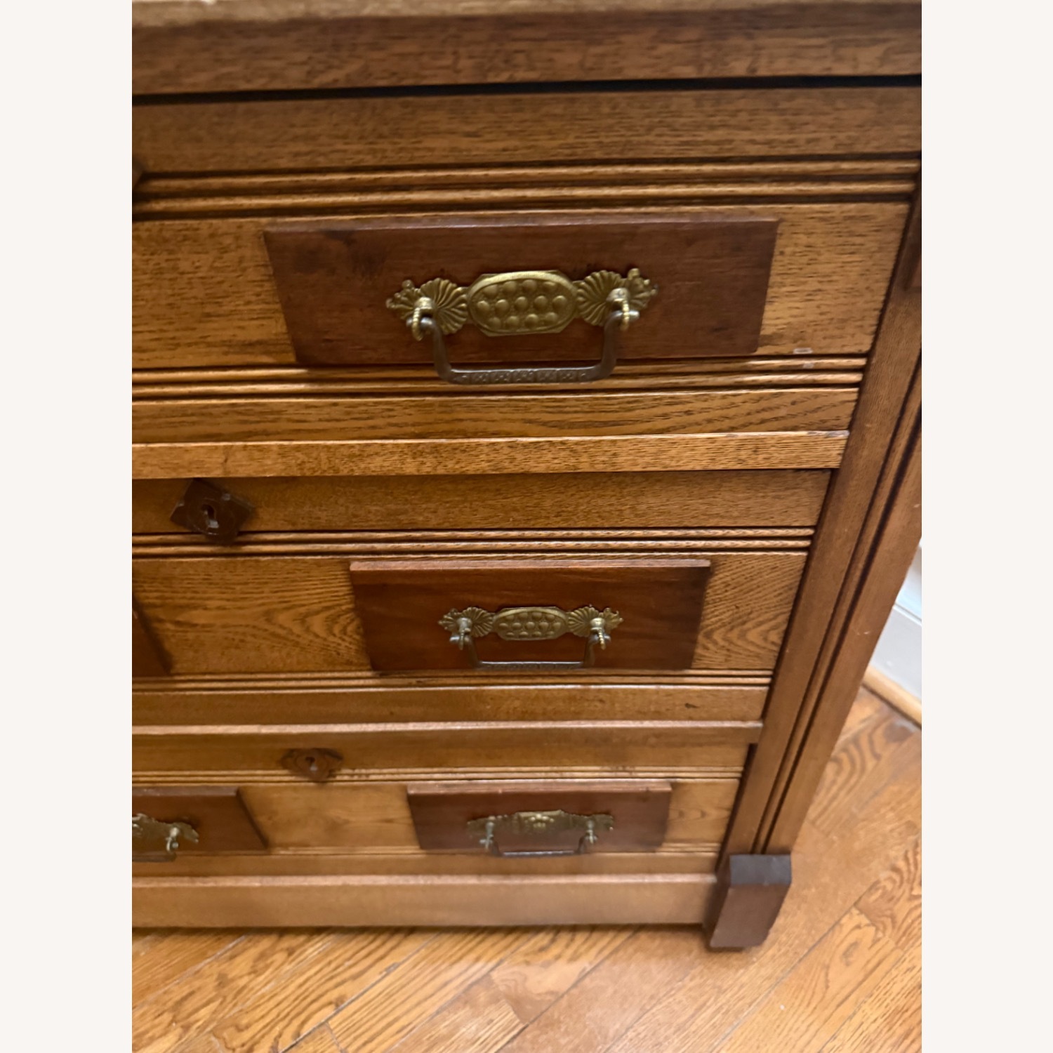 Natural Wood Dresser - image-2