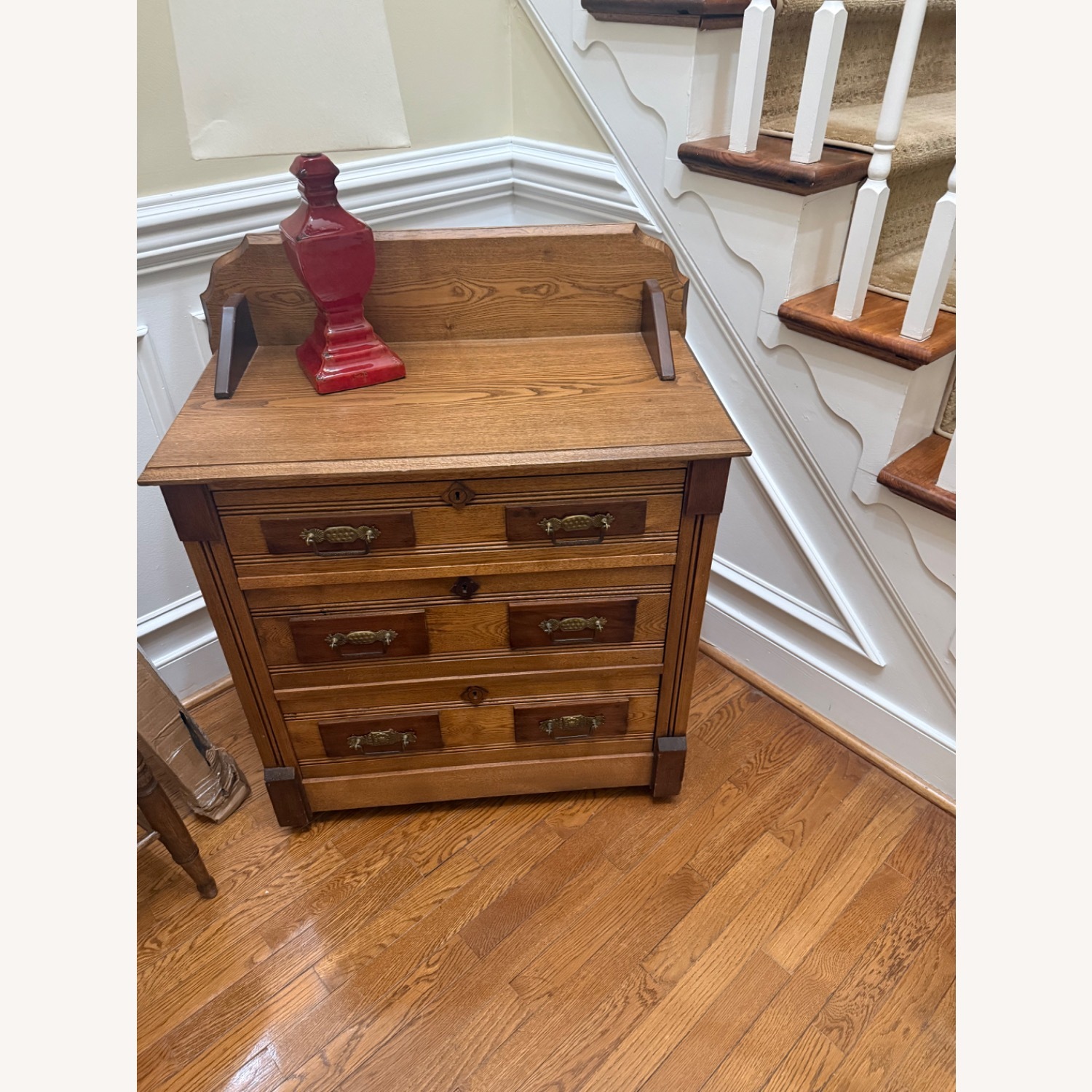 Natural Wood Dresser - image-1