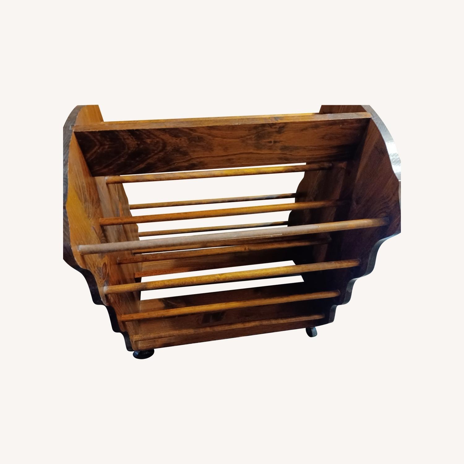 Fortunoff Shoe Rack on Wheels - image-1