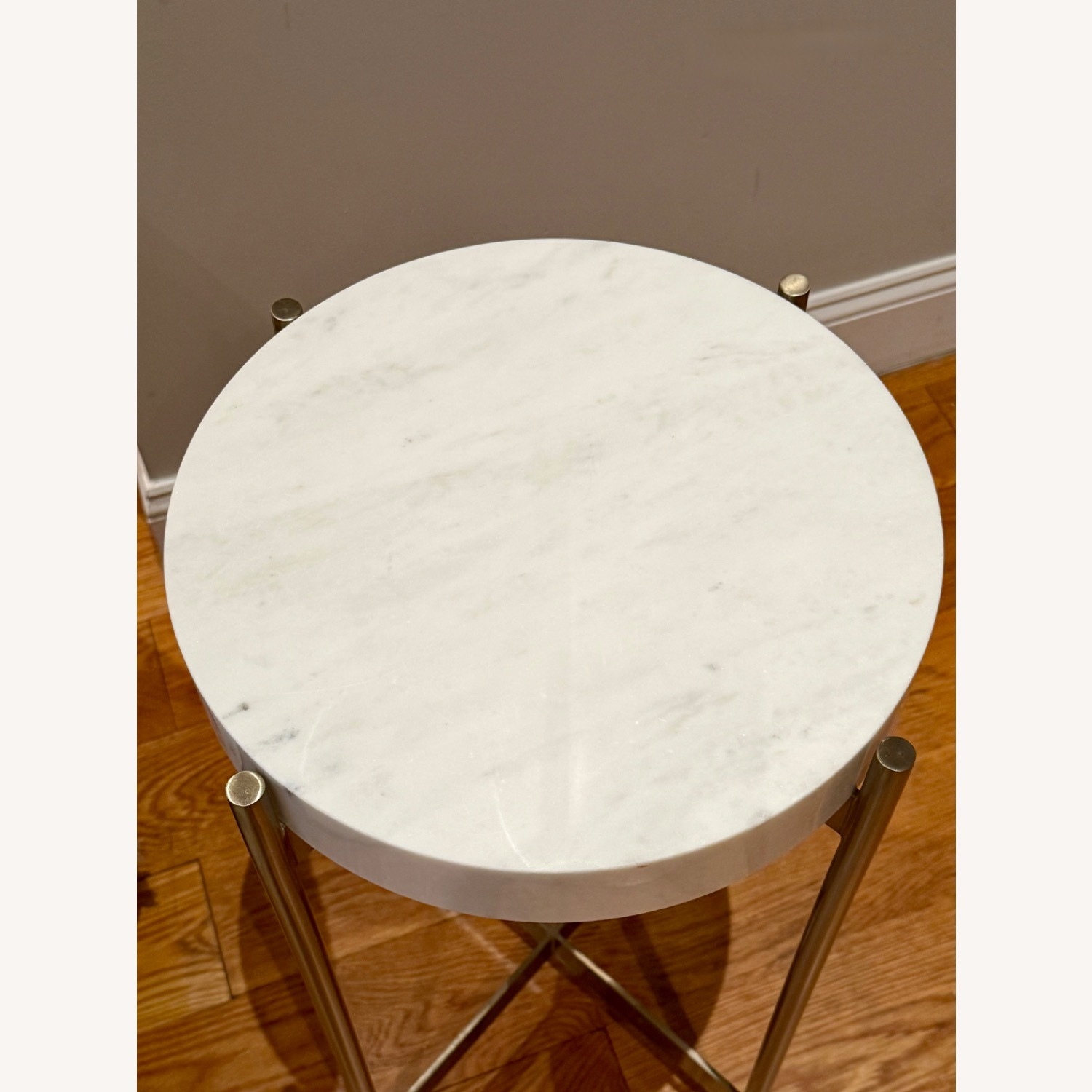 CB2 Block Marble Side Tables - image-4