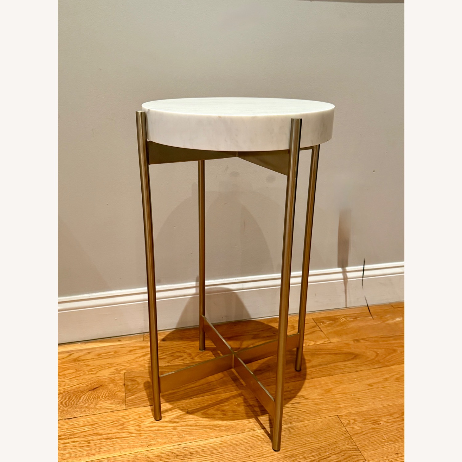 CB2 Block Marble Side Tables - image-5