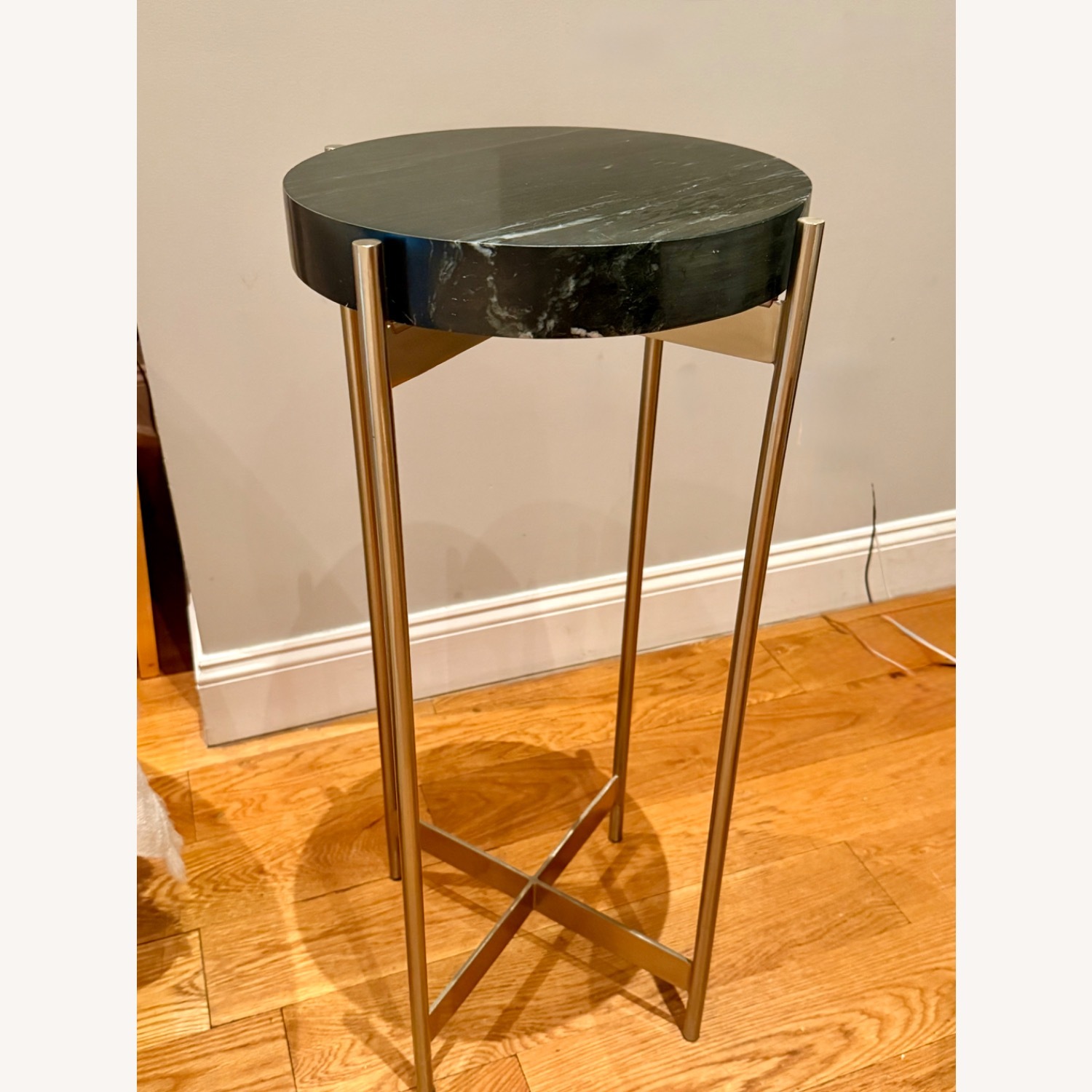 CB2 Block Marble Side Tables - image-7