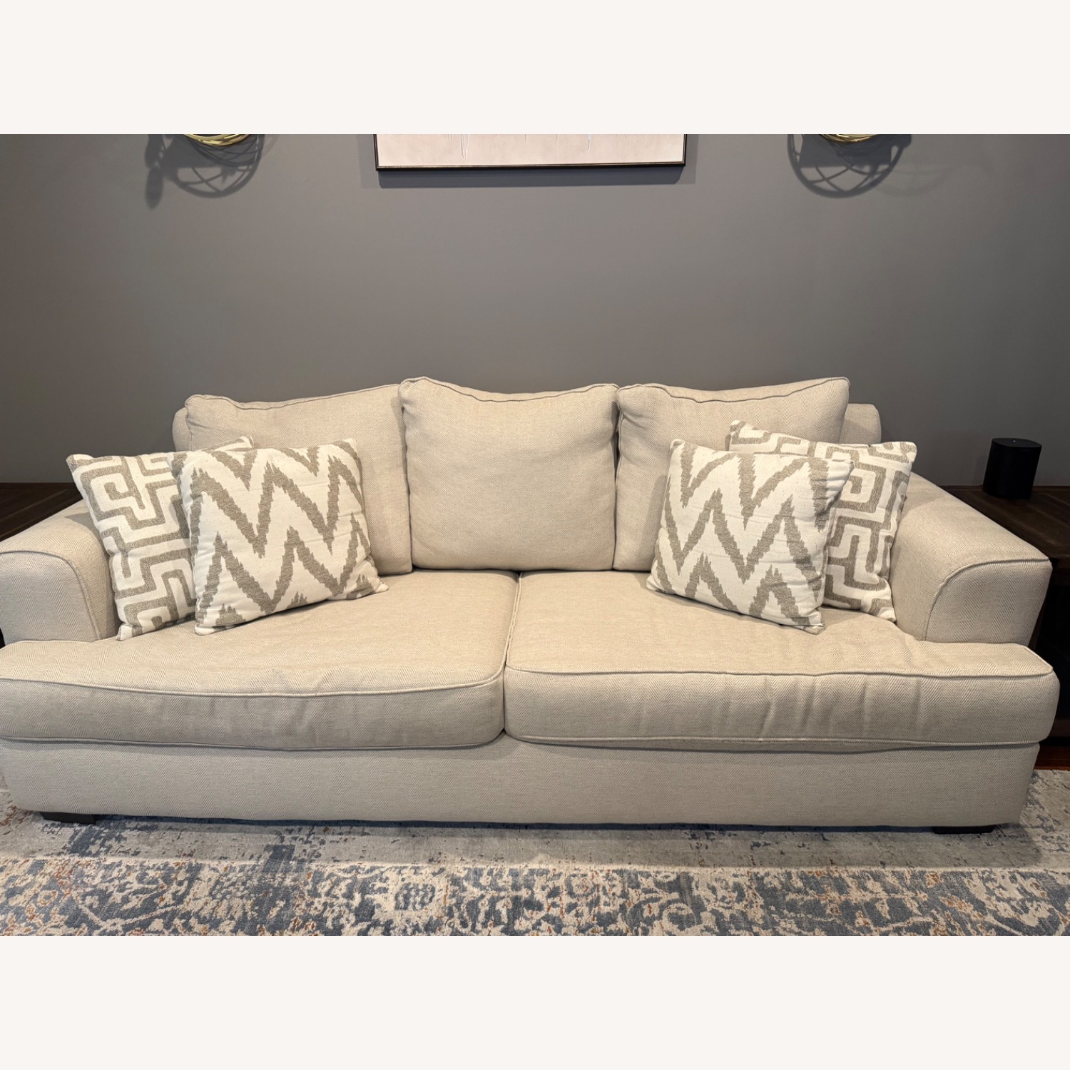 Raymour & Flanigan Marisa Chenille Sofa - image-1