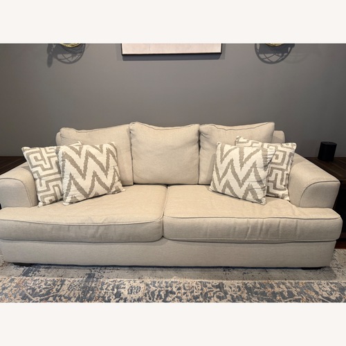 Used Raymour & Flanigan Marisa Chenille Sofa for sale on AptDeco