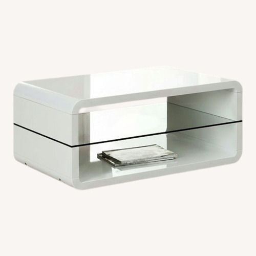 Used Xono White Coffee Table for sale on AptDeco