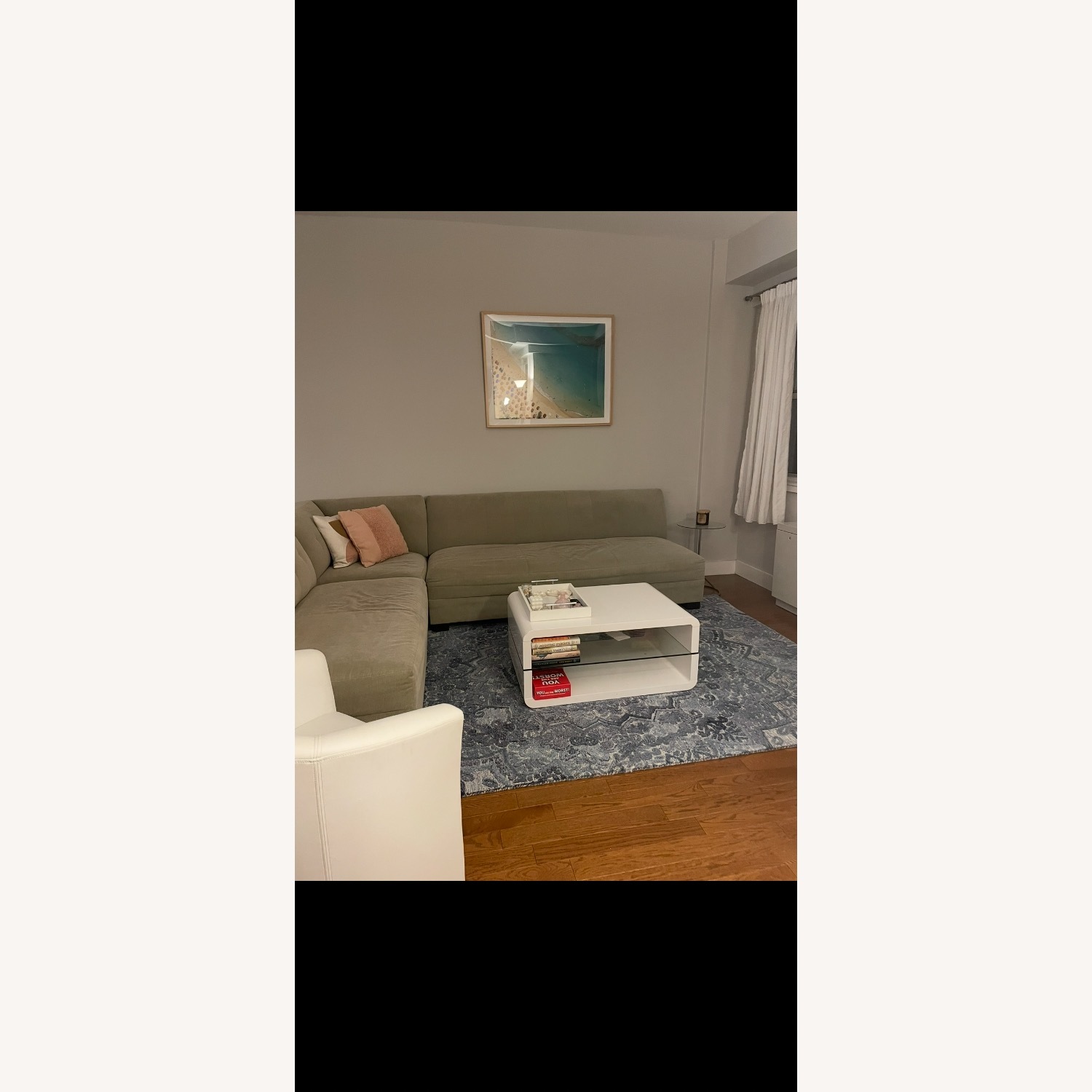Xono White Coffee Table - image-2