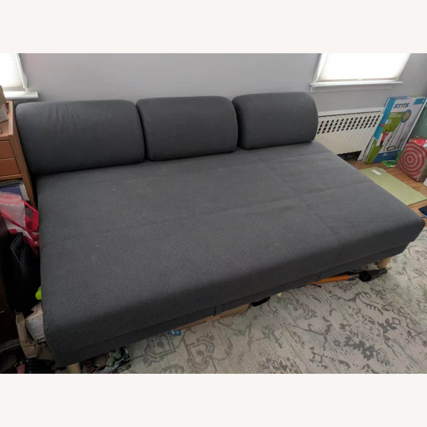 IKEA Floteebo Dark Gray Fabric 3+ Piece Sectional - image-2