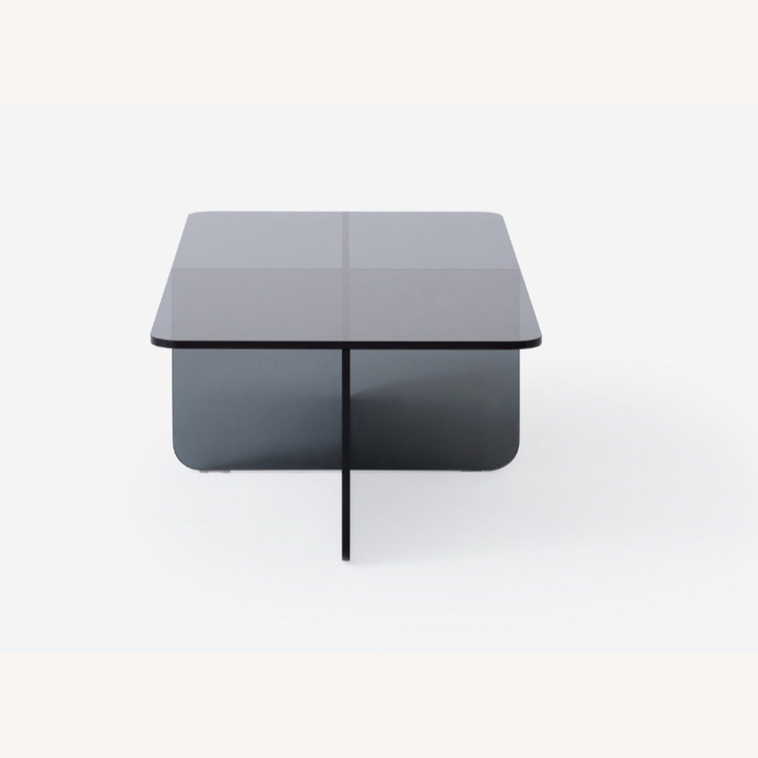 EQ3 Verre Dark Gray Glass Coffee Table - image-3