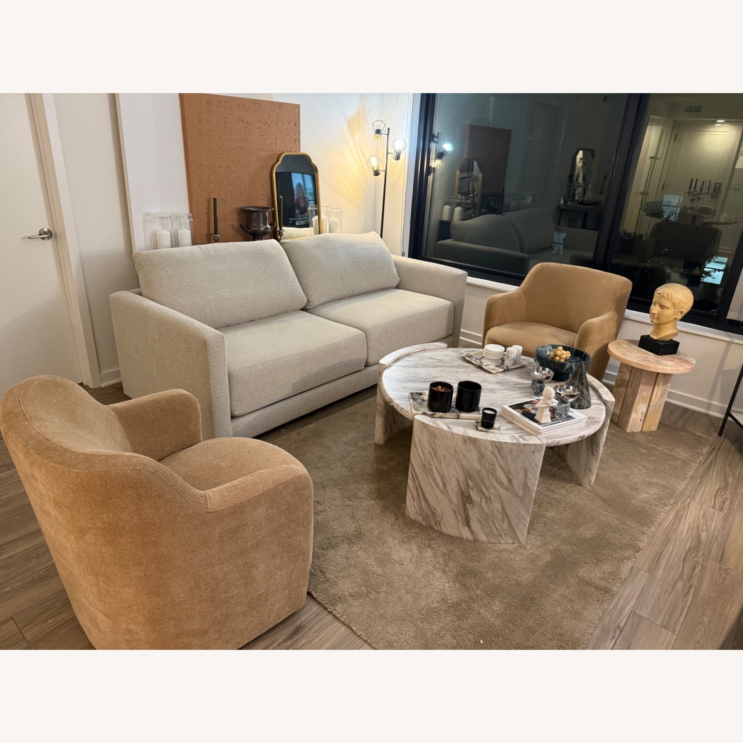 Crate & Barrel Gather Natural 3+ Seater Sofa - image-3