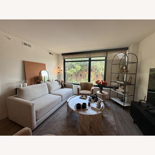 Used Crate & Barrel Gather Natural 3+ Seater Sofa for sale on AptDeco