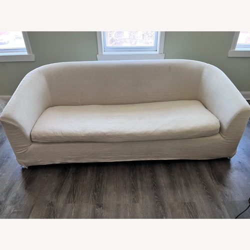 Used Sixpenny Zika Sofa 84”- Blanched Almond for sale on AptDeco