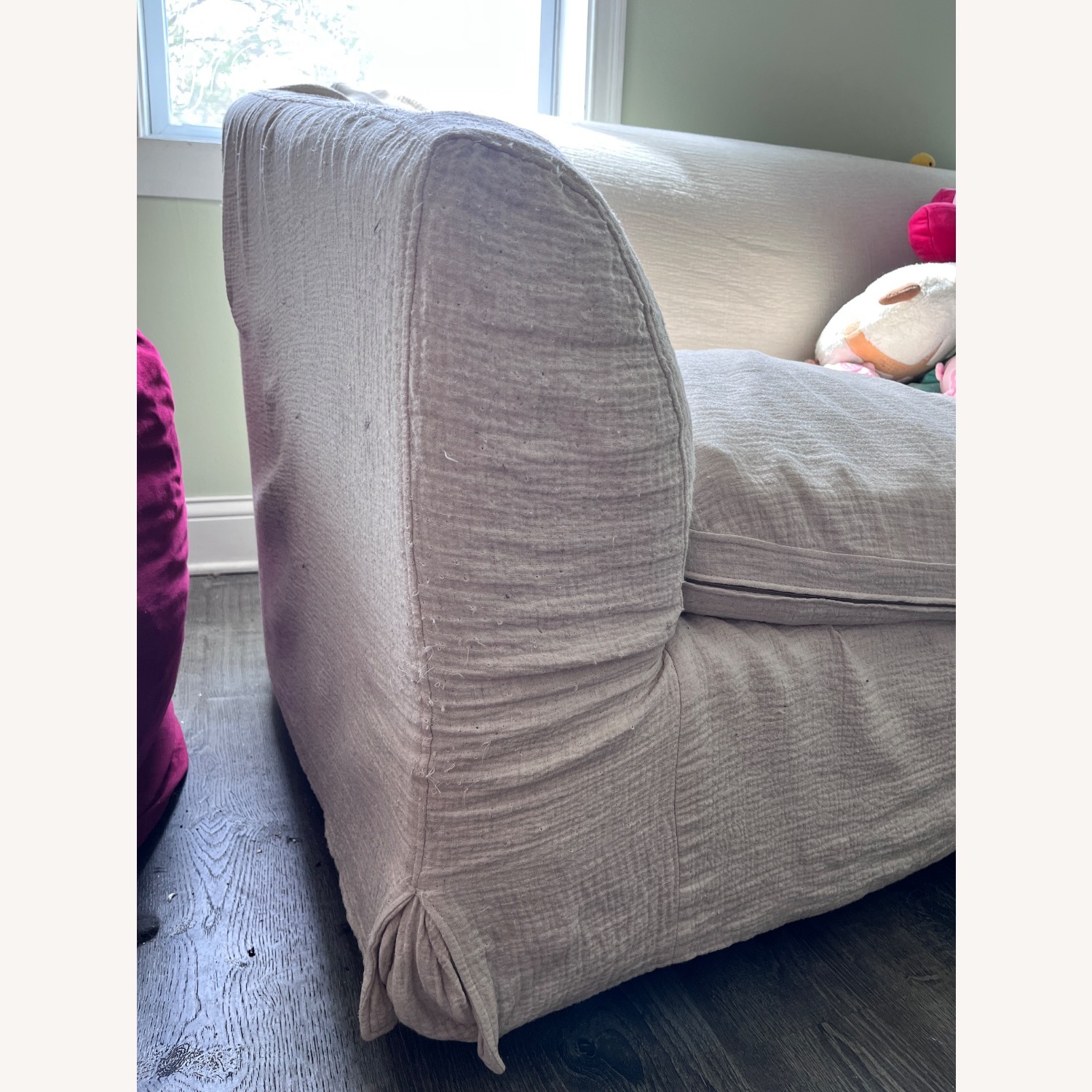 Sixpenny Zika Sofa 84”- Blanched Almond - image-5