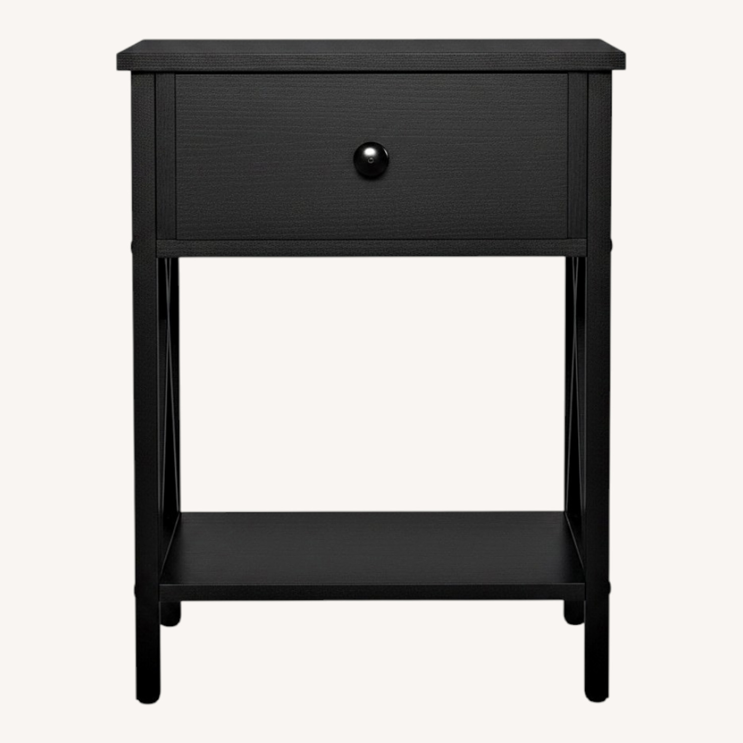 Amazon Black Wood Nightstands - image-0