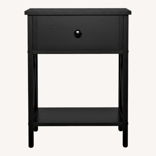 Used Amazon Black Wood Nightstands for sale on AptDeco