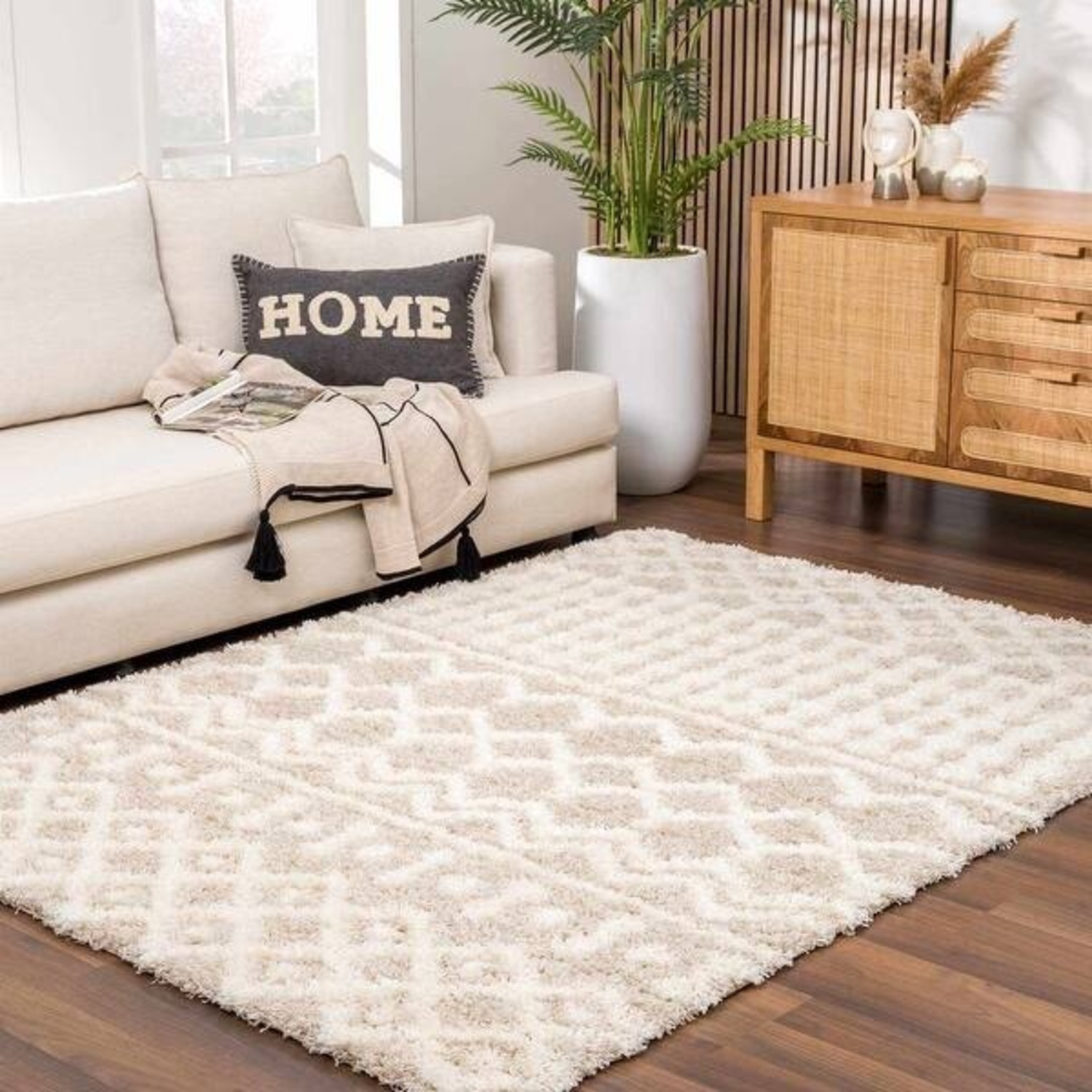 Amazon Livabliss Moroccan Shag Area Rug - image-5