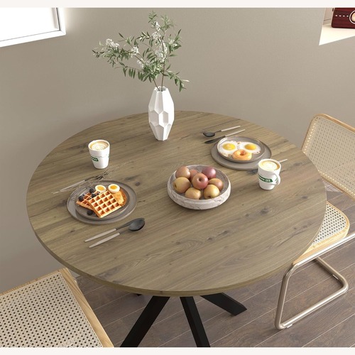Used Light Gray Dining Table for sale on AptDeco
