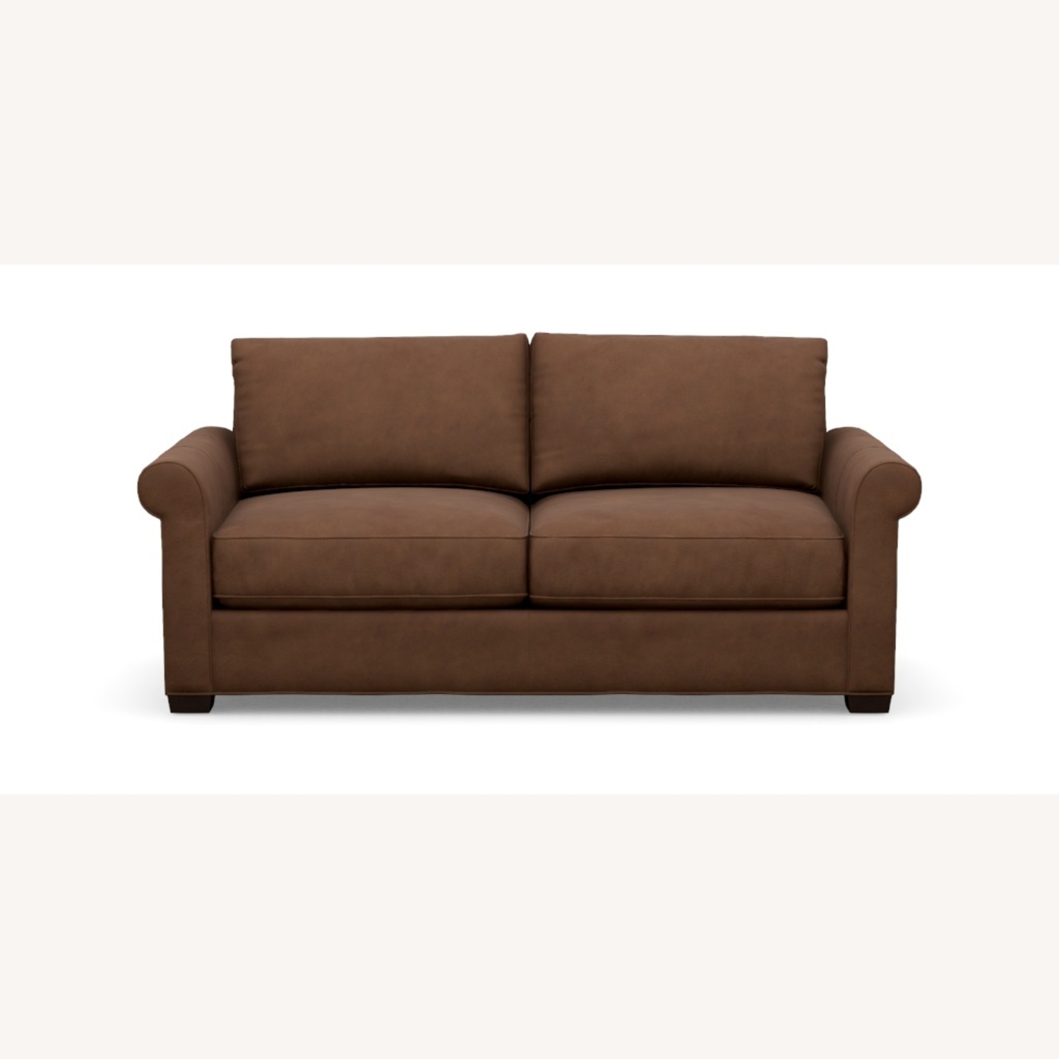 Ethan Allen Spencer Leather Sofa - image-4