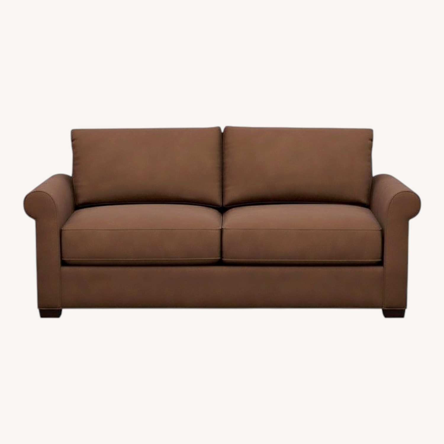 Ethan Allen Spencer Leather Sofa - image-0