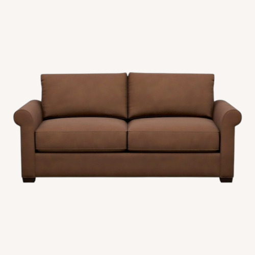 Used Ethan Allen Spencer Leather Sofa for sale on AptDeco