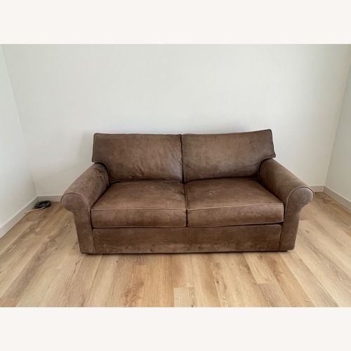 Used Ethan Allen Spencer Leather Sofa for sale on AptDeco