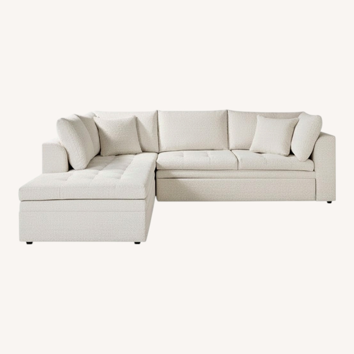 Rooms To Go 3 pcs Sectional Sleeper Set - image-0