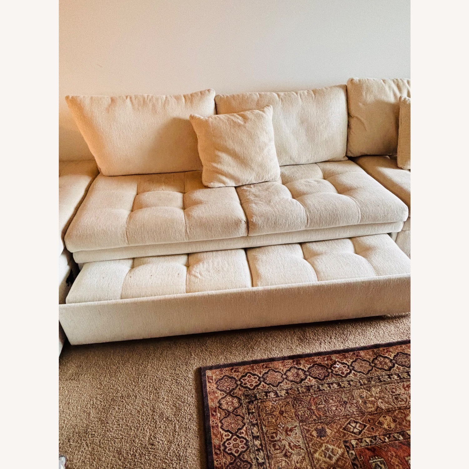 Rooms To Go 3 pcs Sectional Sleeper Set - image-6